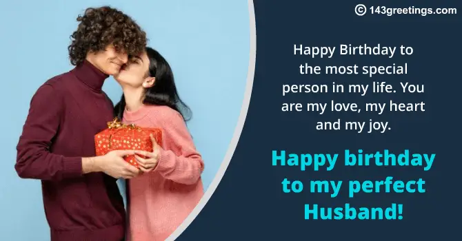 Romantic Birthday Message for Husband